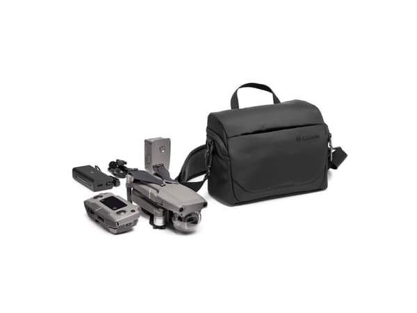 Manfrotto Advanced M III - Skulderveske for digitalfotokamera med linser - syntetisk tøy - svart
