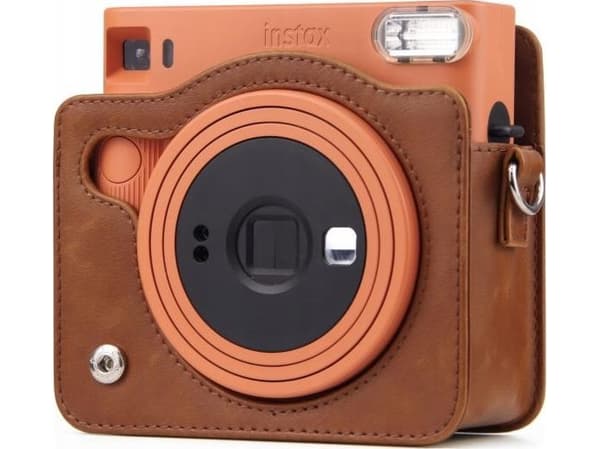 Pokrowiec LoveInstant Futerał-deksel Pokrowiec Fujifilm Instax Square Sq1 BrĄzowy