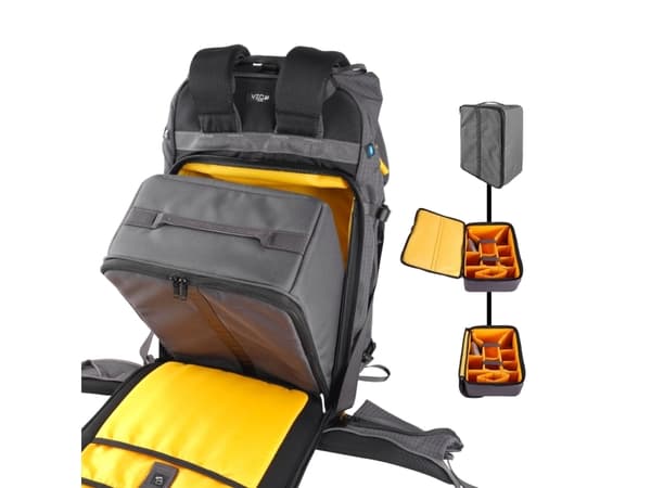 Vanguard VEO ACTIVE46 GY, Reppu, Mikä tahansa tuotemerkki, Notebook-lokero, Harmaa