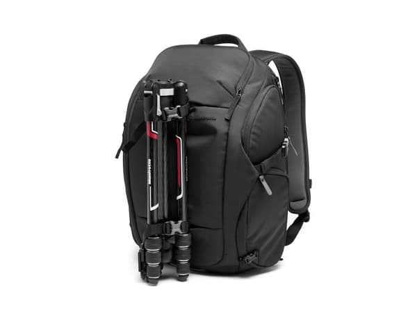 Manfrotto Advanced Travel - Ryggsäck för kamera med linser och anteckningsblock - syntettyg - svart - 15"