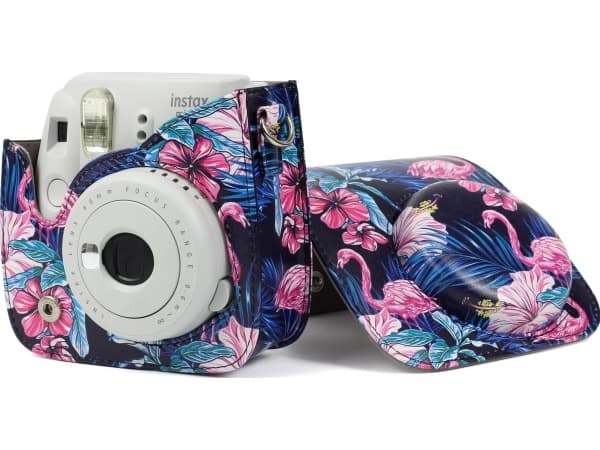 Pokrowiec LoveInstant Pokrowiec Case Do Na Fuji Instax Mini 90 / Flamingi