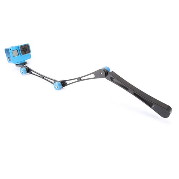 Beskyttelseshus af aluminiumslegering med bagdæksel til Gopro Hero 5 Ny