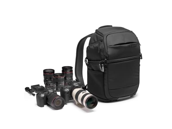 Manfrotto MB MA3-BP-FM, Ryggsäck, Universal, Axelrem, Fack för bärbar dator, Svart