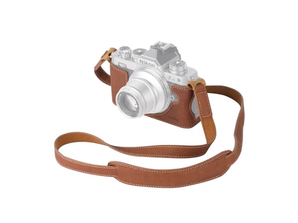 SmallRig Leather Half Case with Shoulder Strap for Nikon Z fc 3481, Skulder boks, Nikon, Z fc, Oransje