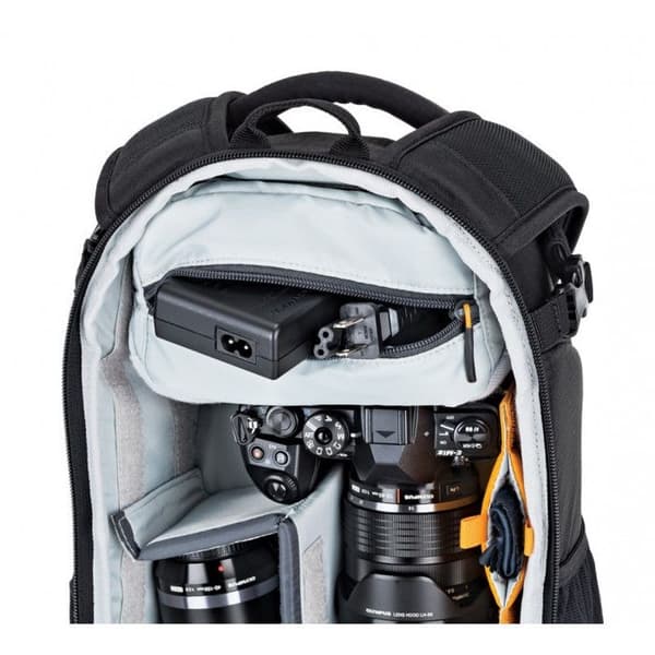 Kompakt fotoryggsäck för SLR och hybrid - LOWEPRO - Flipside AW II - Säker åtkomst - Svart