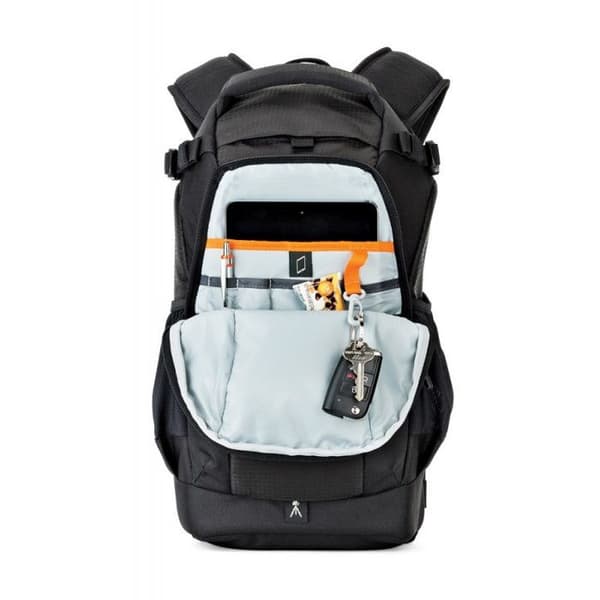Kompakt fotoryggsäck för SLR och hybrid - LOWEPRO - Flipside AW II - Säker åtkomst - Svart