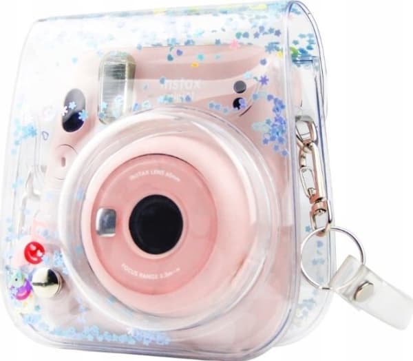 LoveInstant Etui Fodral För Fuji Fujifilm Instax Mini 11 + Album / Paljetter Blå