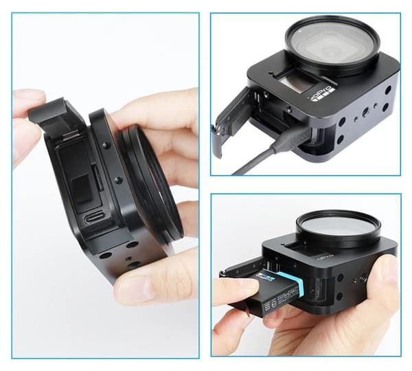 Kamerahus med UV-lins - GoPro Hero 8 - Skyddande Hus