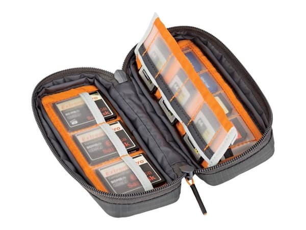 Lowepro GearUp Memory Wallet 20 - Researrangör till hukommelses kort - 200D polyester, 70D tredobbelt-ripstop nylon