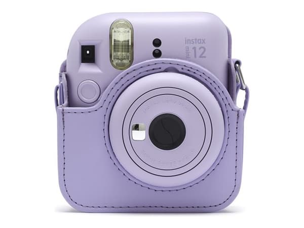 Fujifilm - Eske for kamera - kunstlær - lillapurpur - for Instax Mini 12