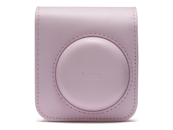 Fujifilm Instax - Eske for kamera - kunstlær - blomsterrosa - for Instax Mini 12