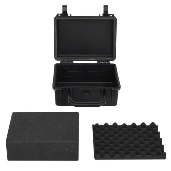 vidaXL transportabel flightcase 24x19x11 cm PP sort