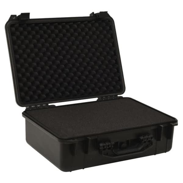 vidaXL transportabel flightcase 47x36x18 cm PP sort