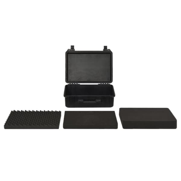 vidaXL transportabel flightcase 47x36x18 cm PP sort