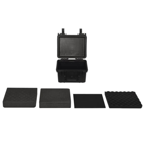 vidaXL transportabel flightcase 27x25x18 cm PP sort