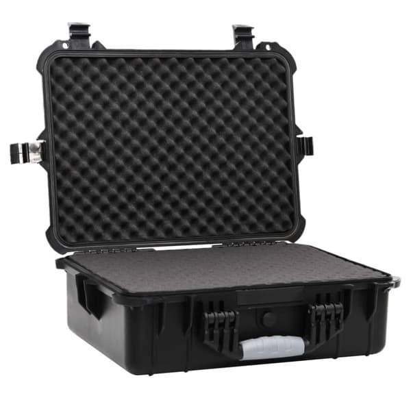 vidaXL transportabel flightcase 52x40x19 cm PP sort