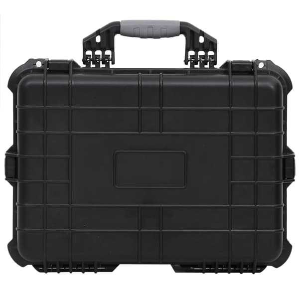 vidaXL transportabel flightcase 52x40x19 cm PP sort
