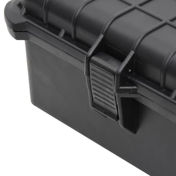 vidaXL transportabel flightcase 52x40x19 cm PP sort
