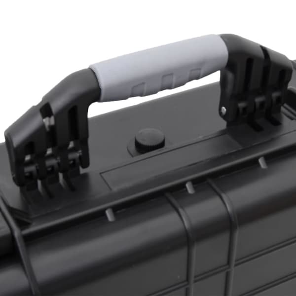 vidaXL transportabel flightcase 52x40x19 cm PP sort