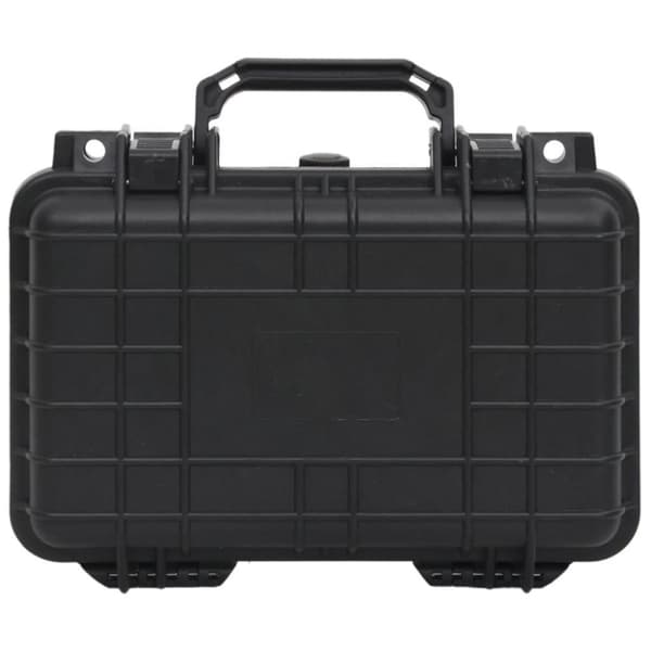 vidaXL transportabel flightcase 30x22x10 cm PP sort