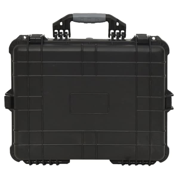 vidaXL transportabel flightcase 55x43x21 cm PP sort