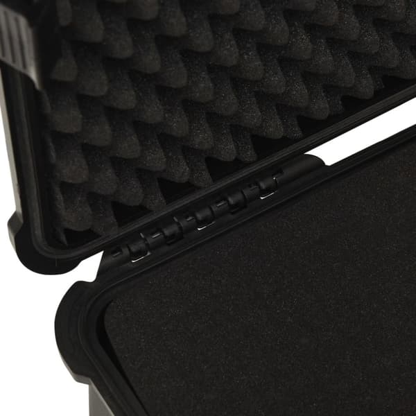 vidaXL transportabel flightcase 55x43x21 cm PP sort
