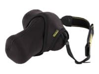 Walimex Protection Cover M - Beskyttelsesboks for kamera med zoomlinse - neopren - svart/grå