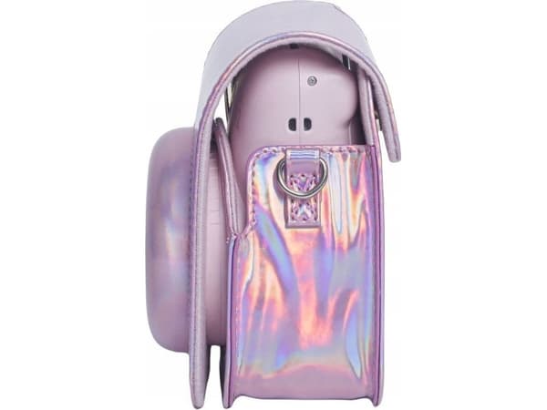 Pokrowiec LoveInstant Futerał Etui Pokrowiec Do Fujifilm Instax Mini 12 / Różowy Błysk