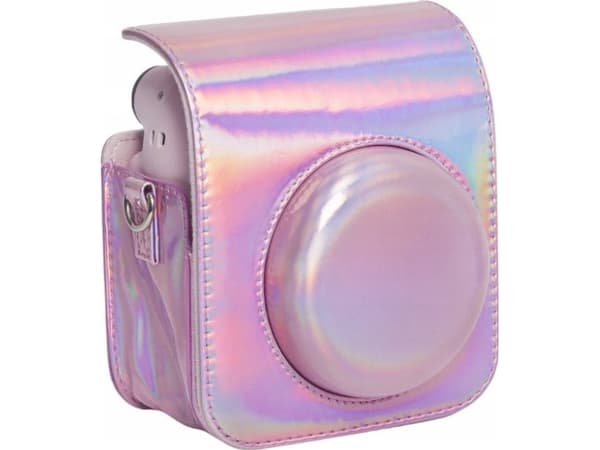 Pokrowiec LoveInstant Futerał Etui Pokrowiec Do Fujifilm Instax Mini 12 / Różowy Błysk