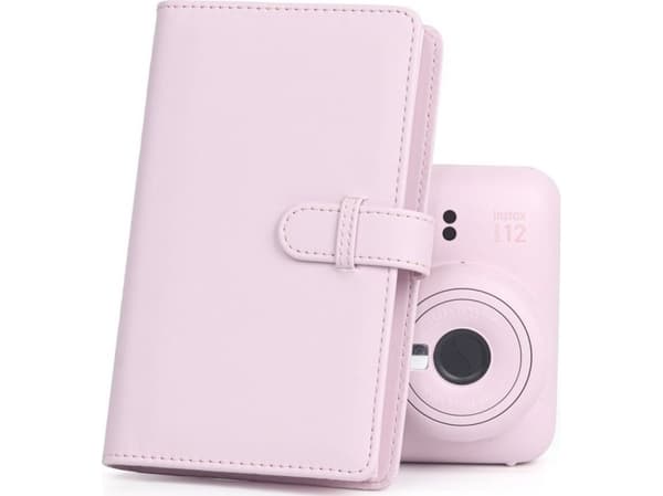 Pokrowiec LoveInstant Futerał Etui Do Fuji Instax Mini 12 + albumi 108x / Różowy