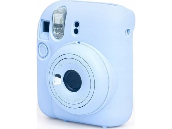 Pokrowiec LoveInstant Futerał Etui Pokrowiec Case Do Fujifilm Fuji Instax Mini 12 / Silikonowy / Niebieski