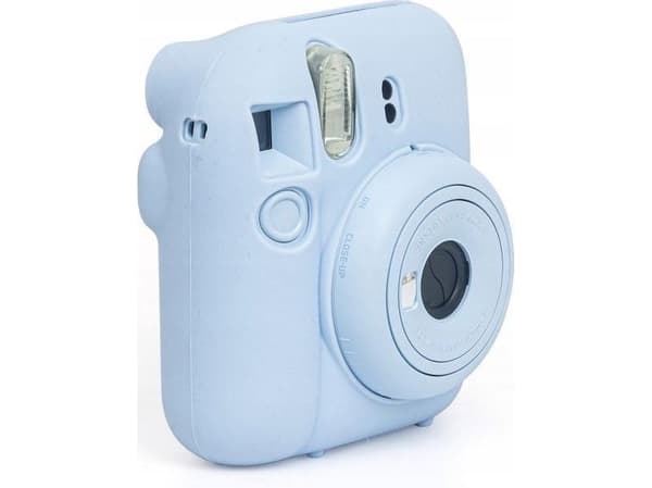 Pokrowiec LoveInstant Futerał Etui Pokrowiec Case Do Fujifilm Fuji Instax Mini 12 / Silikonowy / Niebieski