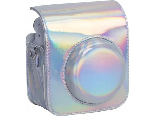 Pokrowiec LoveInstant Futerał Etui Pokrowiec Do Fujifilm Instax Mini 12 / Srebrny Błysk