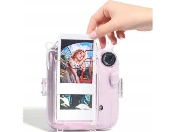LoveInstant Cover Case Cover For Fujifilm Instax Mini 12 + Stickers / Yoghurt Rabbit