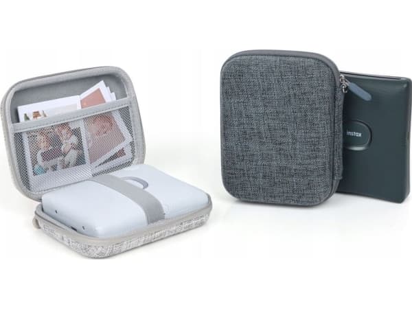 Pokrowiec LoveInstant Case Pokrowiec Futerał Case Do Fuji Instax Square Link / Sq Link / Link 2 Se / Evo / Liplay / Jasny Szary