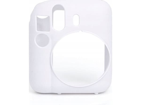 LoveInstant Kotelo Kansi Pussi Kansi Kotelo Fujifilm Fuji Instax Mini 12 / Silikoni / Valkoinen