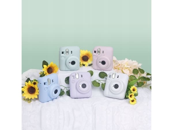 LoveInstant Kotelo Kansi Pussi Kansi Kotelo Fujifilm Fuji Instax Mini 12 / Silikoni / Valkoinen