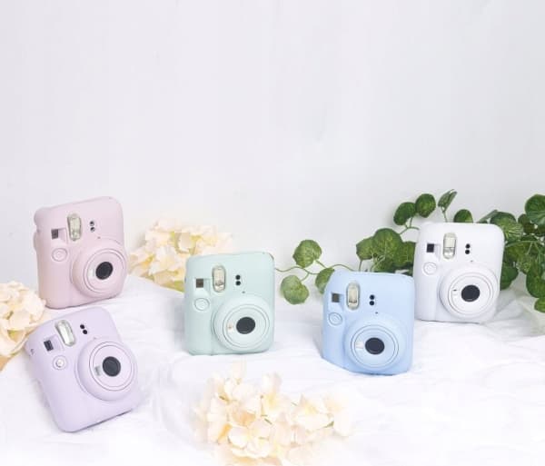 LoveInstant Fodral Omslag Fodral För Fujifilm Fuji Instax Mini 12/Silikon/Pink