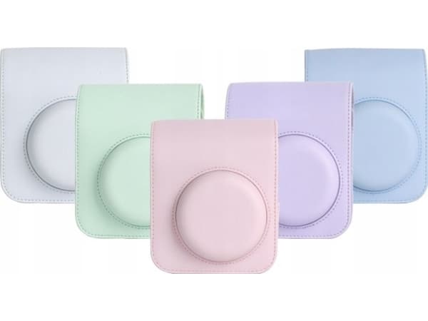 Pokrowiec LoveInstant Futerał Etui Pokrowiec Do Fujifilm Instax Mini 12 / Różowy