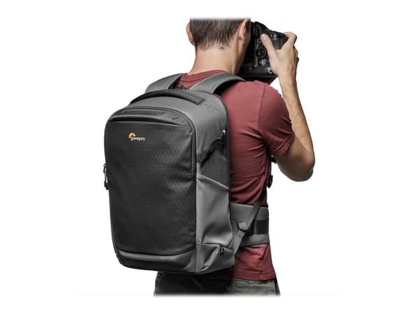 Lowepro Flipside 400 AW III - Ryggsekk for digitalfotokamera med linser - 600D-riftstoppolyester, 600D polyester, 150D 148T polyester Canvex - mørk g