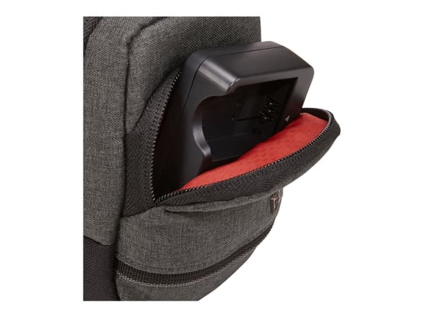 Case Logic Era - Skulderveske for kamera - polyester, melangestoff - grå, svart