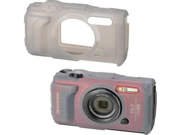 Olympus OM SYSTEM silikonisk dėklas CSCH-128 TOUGH TG-7