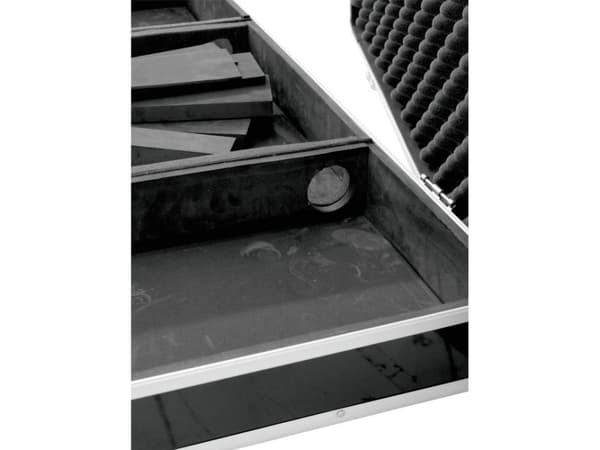 Roadinger 30125342, Hård veske, Kontrollpanel, Kryssfiner, Sort, Sølv, 840 mm, 470 mm