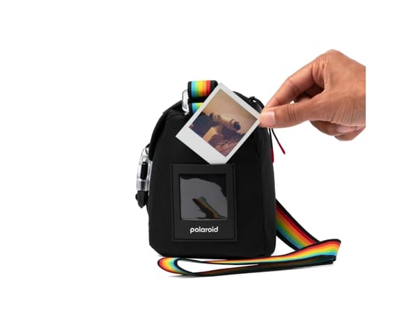 Polaroid Bag For Go Spectrum, Axelväska, Polaroid, Axelrem, Svart, Multifärg