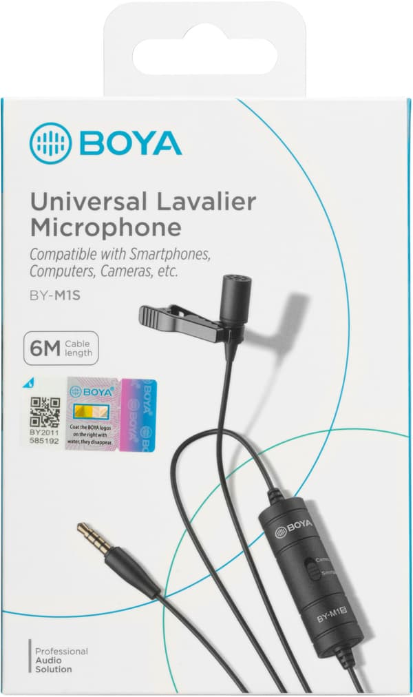 BOYA Lavalier Microphone BY-M1S