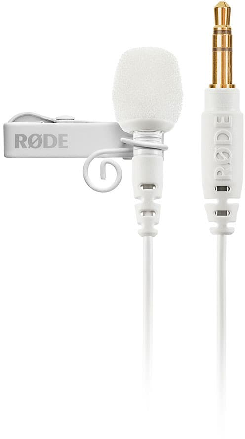 RØDE LAVALIER GO microphone, White Clip-on microphone
