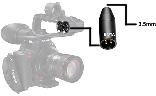 BOYA 3.5mm Mini-Jack to XLR Converter 35C-XLR