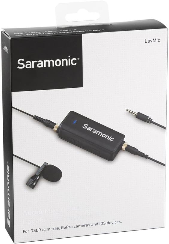 Saramonic microphone + audio mixer LavMic