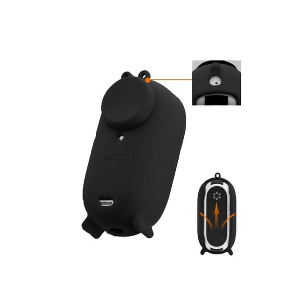 Toimintakameran silikonisuojus linssisuojalla Insta360 Go 3:lle
