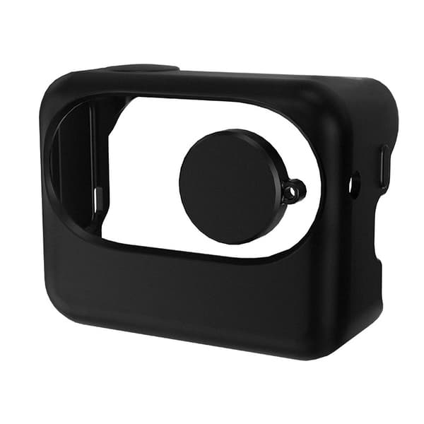 INF Silikone kamera cover og objektivdæksel til Insta360 GO 3 Sort